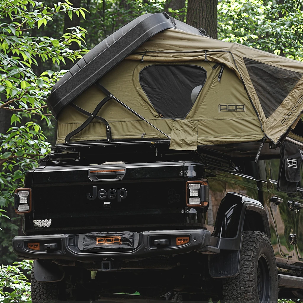 Spacious Space Factory Hot Selling Line-X Coated ABS Hard Shell Roof Top Tent For 4x4 And SUV Cars Outdoor Tent
Spacious Space Factory Hot Selling Line-X Coated ABS Hard Shell Roof Top Tent For 4x4 And SUV Cars Outdoor Tent