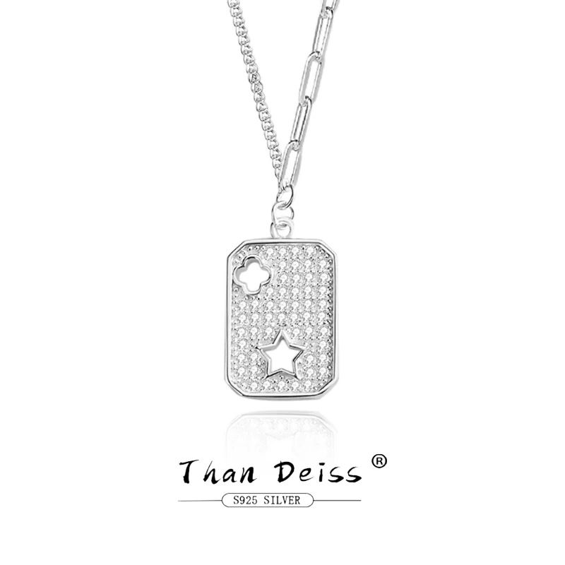 925 Silver Special Design Plum Star Sparkling Tag Pendant Necklace For Women New Niche Fashion Fine Jewelry Gift For Girlfriends
925 Silver Special Design Plum Star Sparkling Tag Pendant Necklace For Women New Niche Fashion Fine Jewelry Gift For Girlfriends
