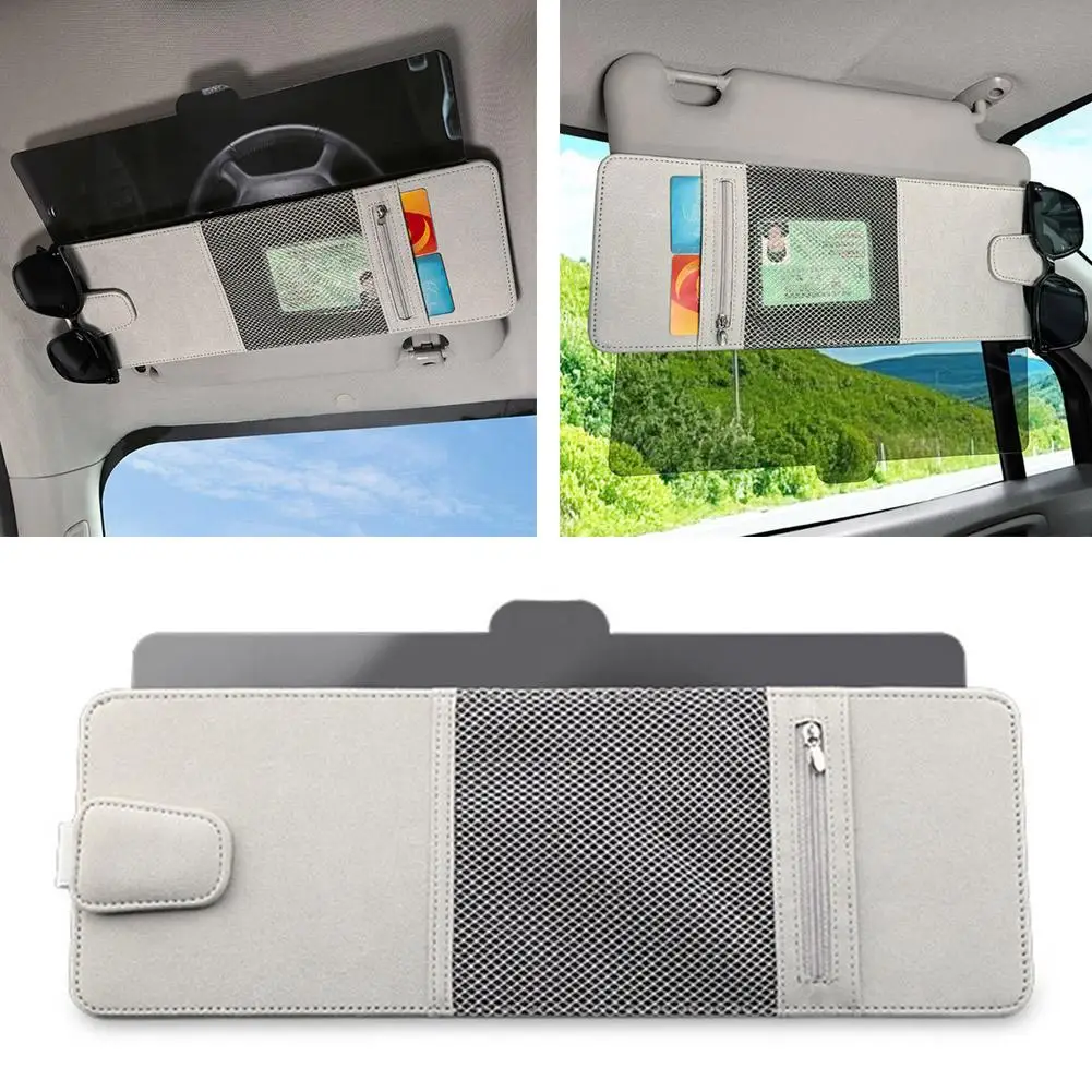 Multi-functional Car Sun Visor Extender Organizer, Universal Suede Sunshade with Card & Eyeglass Holder for Car Interior
Multi-functional Car Sun Visor Extender Organizer, Universal Suede Sunshade with Card & Eyeglass Holder for Car Interior