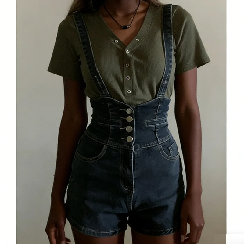 Летние женские шорты-комбинезон из денима с высокой талией, модные, тонкие, однотонные, повседневные, в стиле ретро, хит продаж
Летние женские шорты-комбинезон из денима с высокой талией, модные, тонкие, однотонные, повседневные, в стиле ретро, хит продаж