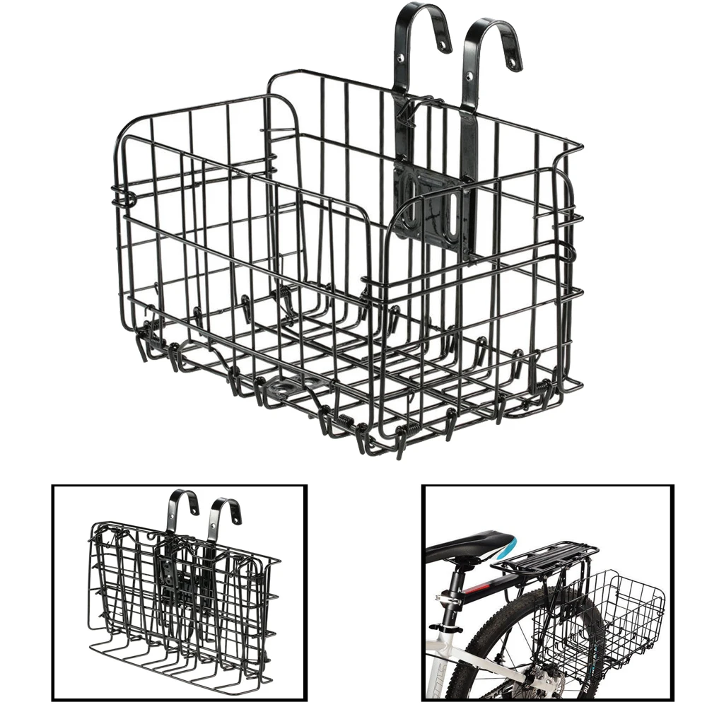 Foldable Bike Basket Durable Metal Suitable Most Bikes Front Rear Kids Adult Foldable Bicycle Storage Solution Premium Quality
Foldable Bike Basket Durable Metal Suitable Most Bikes Front Rear Kids Adult Foldable Bicycle Storage Solution Premium Quality