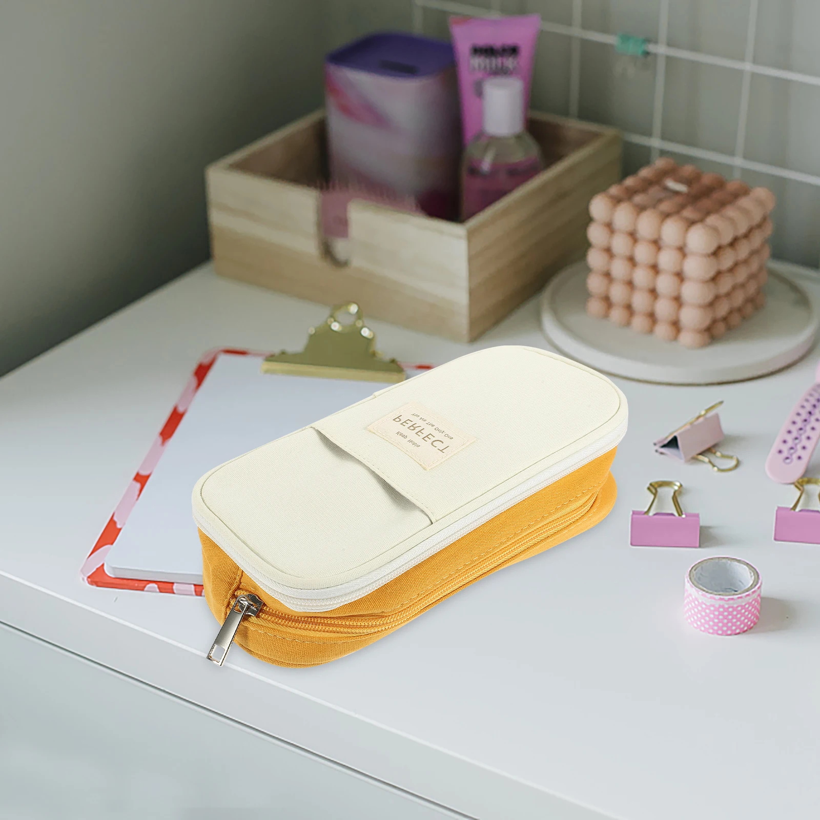 Large Pencil Holder Smooth Zipper Pencil Storage Bag Multi Function Canvas Pen Pouch For Students And Teachers
Large Pencil Holder Smooth Zipper Pencil Storage Bag Multi Function Canvas Pen Pouch For Students And Teachers
