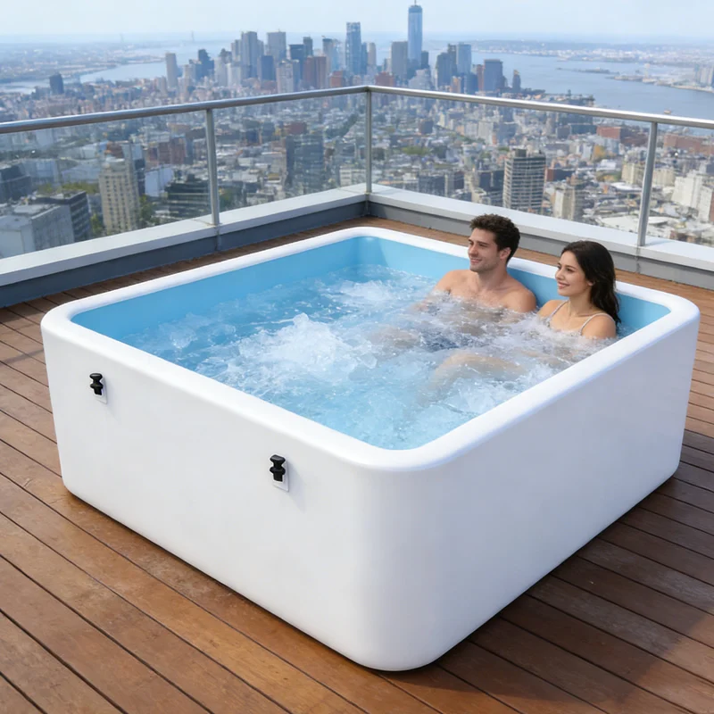 PVC Inflatable Cold Bath Tub Foldable Ice Barrel Filter System Custom Size Outdoor Indoor Fitness Use Cold Water Bath System
PVC Inflatable Cold Bath Tub Foldable Ice Barrel Filter System Custom Size Outdoor Indoor Fitness Use Cold Water Bath System
