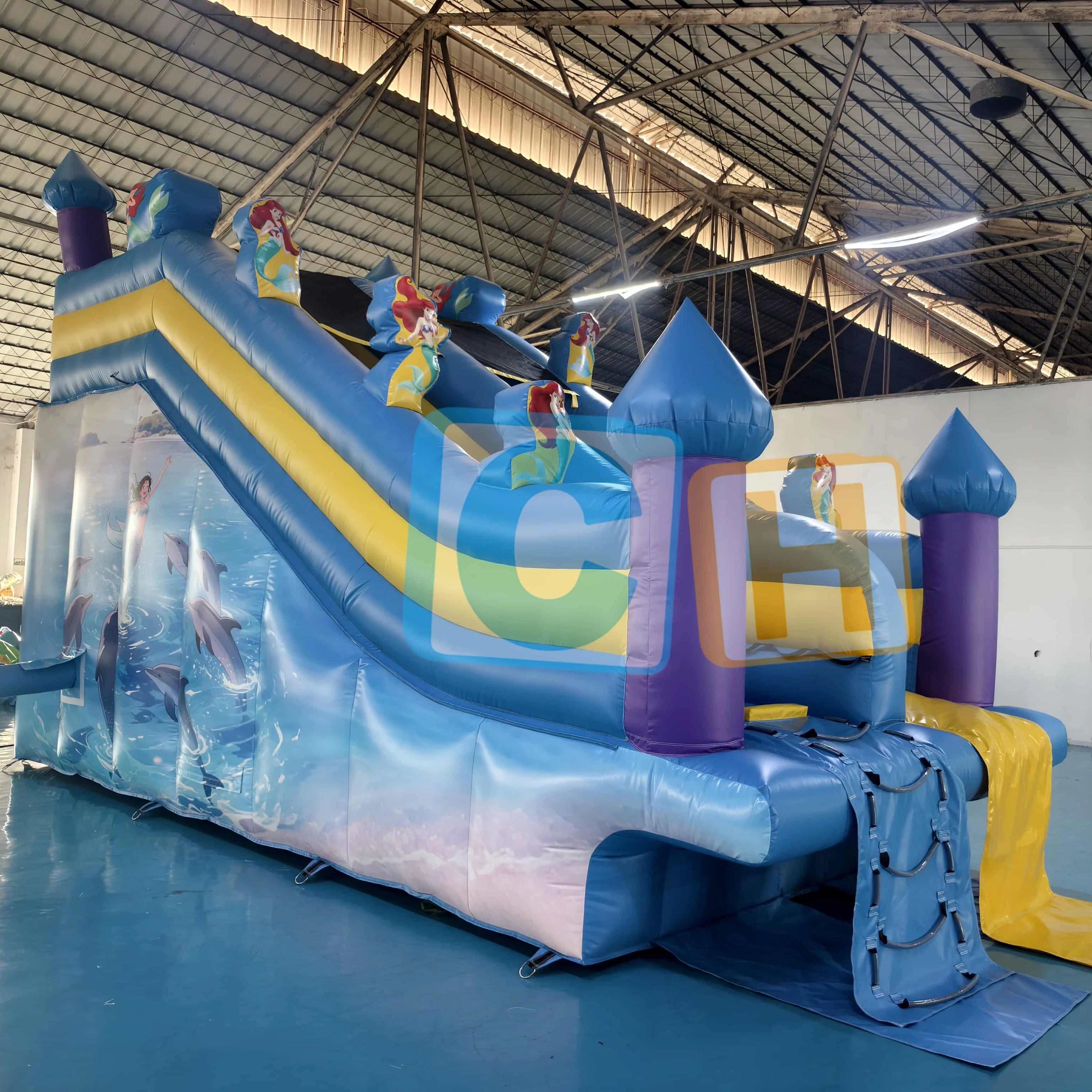 CH Popular Design Inflatable Ocean Theme Wet Slide With Pool For Commercial Use Kids Inflatable Princess Bouncy With Water Slide
CH Popular Design Inflatable Ocean Theme Wet Slide With Pool For Commercial Use Kids Inflatable Princess Bouncy With Water Slide