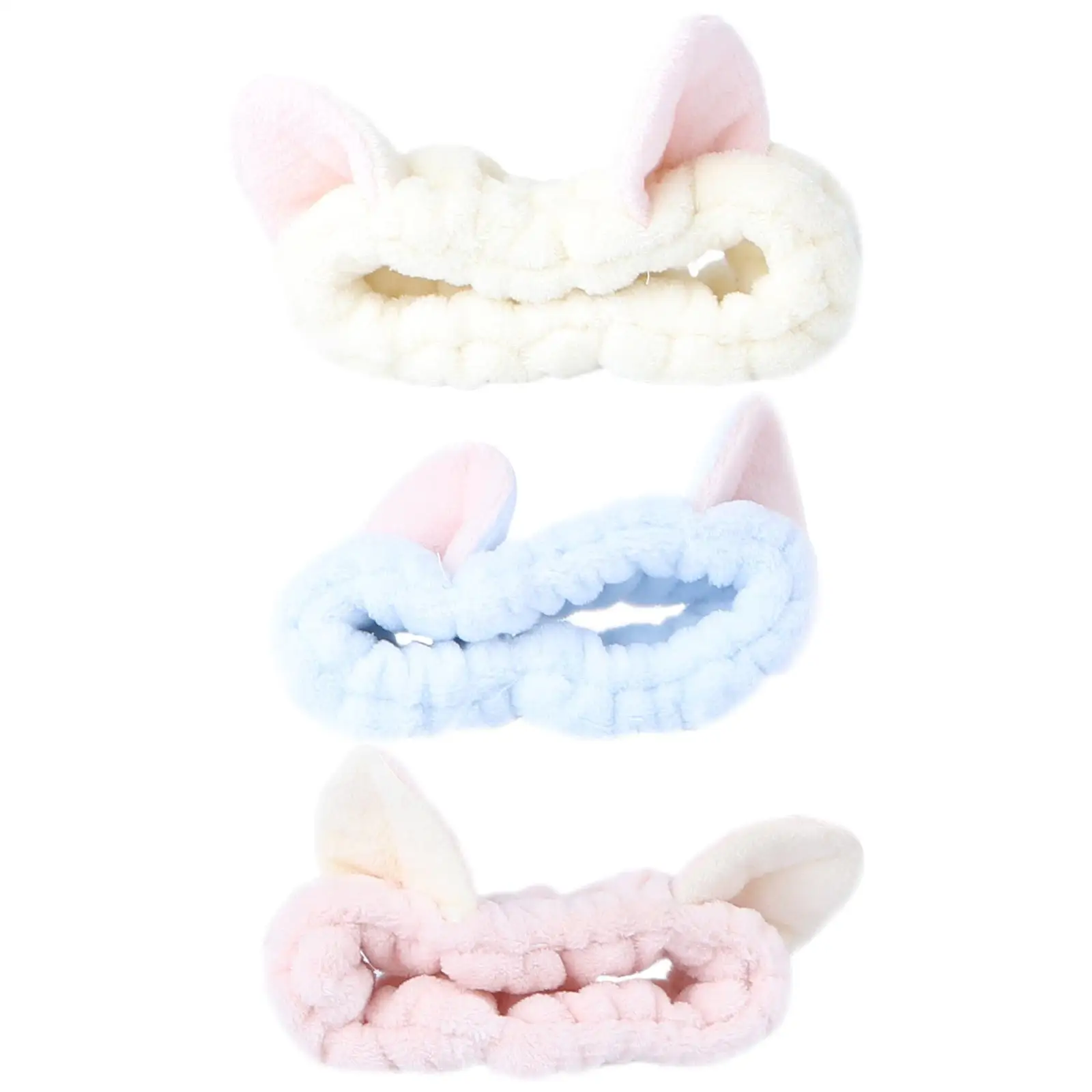 Cute Cat Ear Headbands 3 Pcs Soft Cotton Facial Spa Ribbon for Washing Face Makeup Hair Band Yoga Running Exercise
Cute Cat Ear Headbands 3 Pcs Soft Cotton Facial Spa Ribbon for Washing Face Makeup Hair Band Yoga Running Exercise