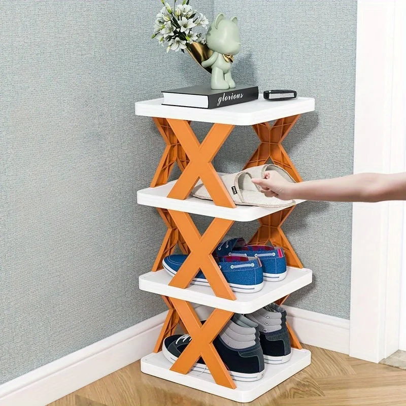 Simple shoe rack, household and dormitory shoe rack, space-saving storage rack, plastic multi-tier shelf
Simple shoe rack, household and dormitory shoe rack, space-saving storage rack, plastic multi-tier shelf