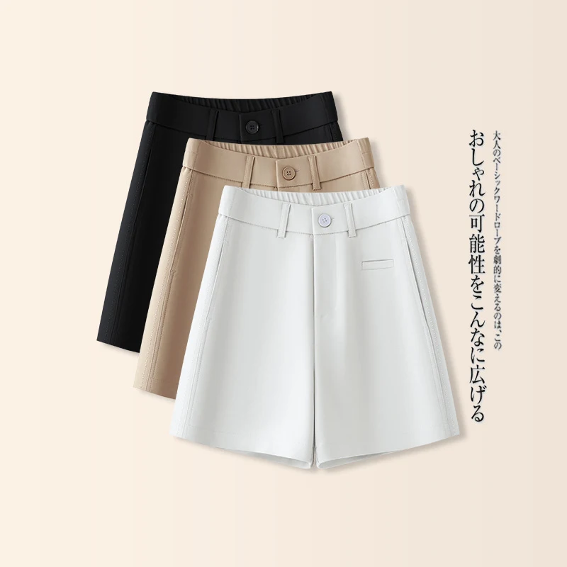 New women's high-waisted summer thin Korean-style loose-fitting suit shortsaPrinted wide-leg three-quarter length shorts for out
New women's high-waisted summer thin Korean-style loose-fitting suit shortsaPrinted wide-leg three-quarter length shorts for out