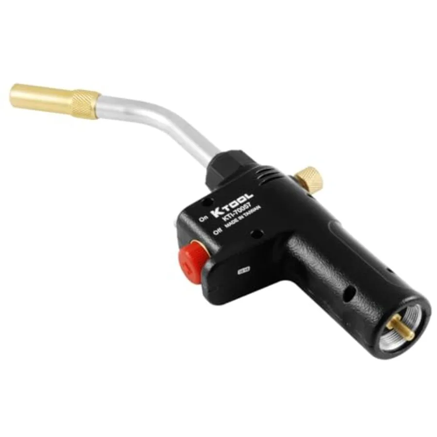 70057 Self Igniting Propane Torch Head Piezo Igniter Safety Lock Continuous Use Lock Replacement Brass Tip Ergonomic Handle for
70057 Self Igniting Propane Torch Head Piezo Igniter Safety Lock Continuous Use Lock Replacement Brass Tip Ergonomic Handle for