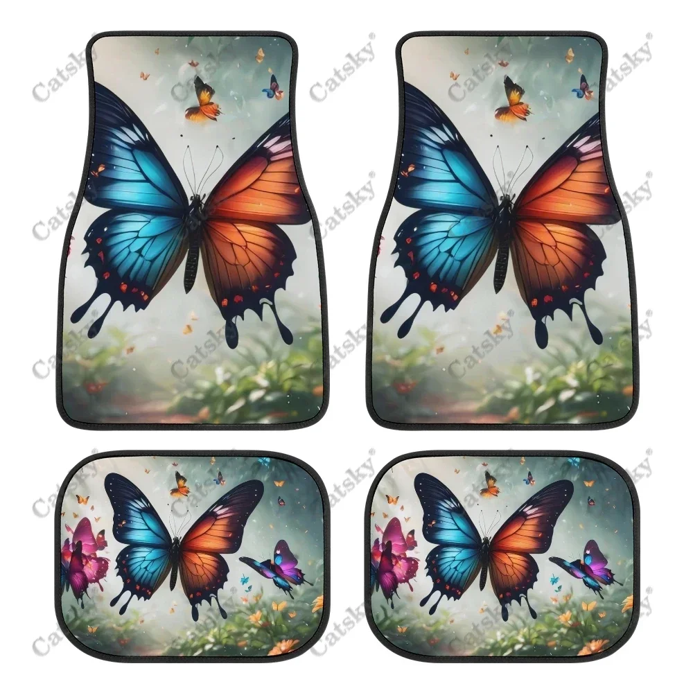 Forest Butterfly Car Floor Mats 4 Piece Set Interior Accessories Dirt Resistant Printed Front/Rear Car Carpet
Forest Butterfly Car Floor Mats 4 Piece Set Interior Accessories Dirt Resistant Printed Front/Rear Car Carpet