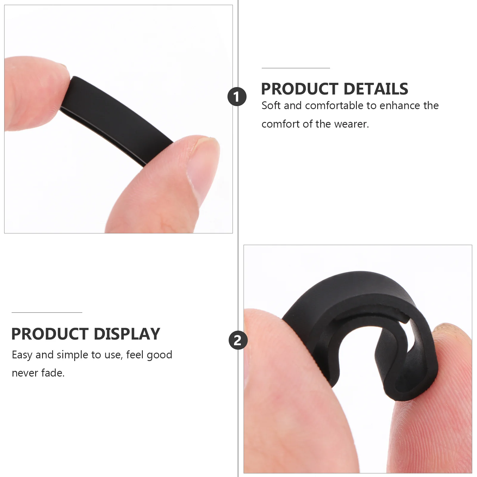 4Pcs Ring Loop Keeper for Watch Band Buckle Black Protective Secure Fastening Lightweight Portable
4Pcs Ring Loop Keeper for Watch Band Buckle Black Protective Secure Fastening Lightweight Portable