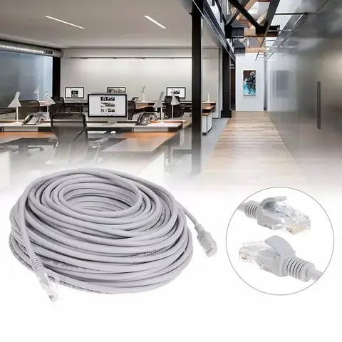 Network Cable Cable Ethernet De Alta Velocidad Cat5e RJ45 Cable De Red LAN Enrutador De Ordenador Patch Cord , 1M/5M/10M/15M/20M