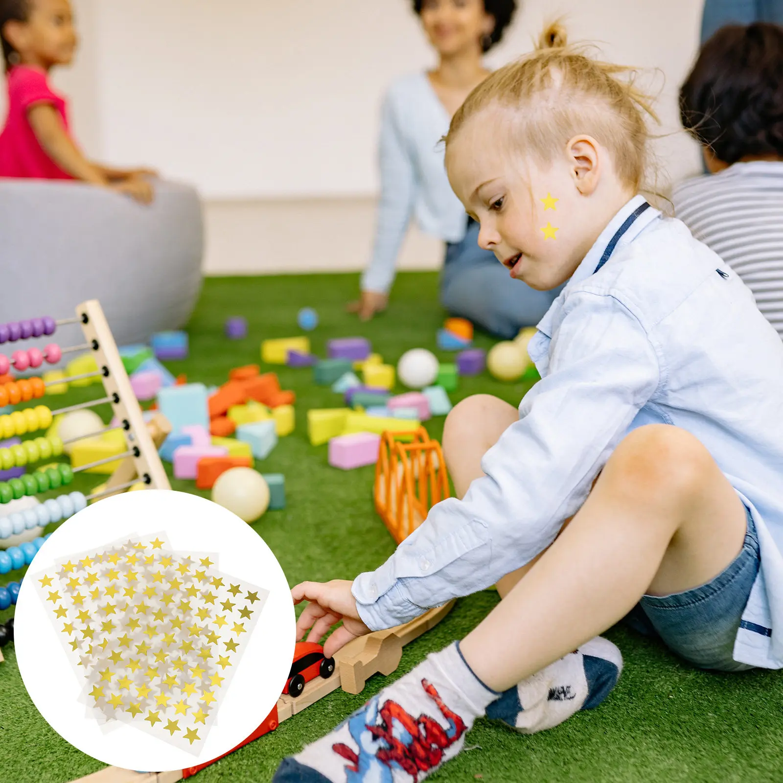 40 Sheets Reflective Aluminum Foil Star Stickers Teacher Reward Stickers for Student Incentives Classroom Management Learning
40 Sheets Reflective Aluminum Foil Star Stickers Teacher Reward Stickers for Student Incentives Classroom Management Learning