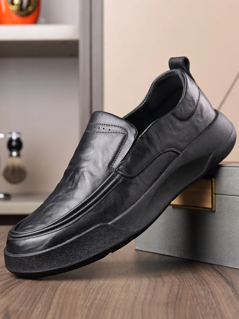 Designer Luxury Genuine Leather Men's Shoes Spring Summer Winter Breathable Cowhide Casual Business Formal Male Loafers
Designer Luxury Genuine Leather Men's Shoes Spring Summer Winter Breathable Cowhide Casual Business Formal Male Loafers