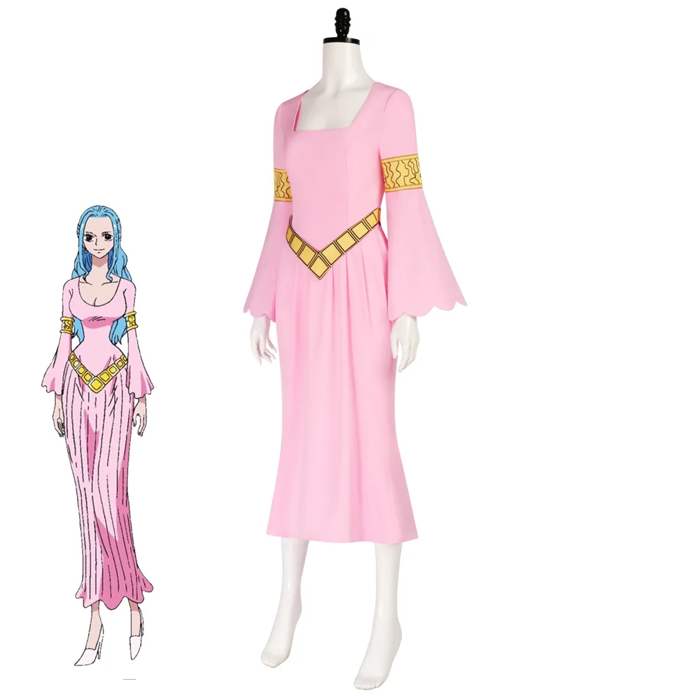 Party Outfits Anime Nefertari Vivi Cosplay Costume Princess Pink Dress Cloak for Women Girls Carnival
Party Outfits Anime Nefertari Vivi Cosplay Costume Princess Pink Dress Cloak for Women Girls Carnival