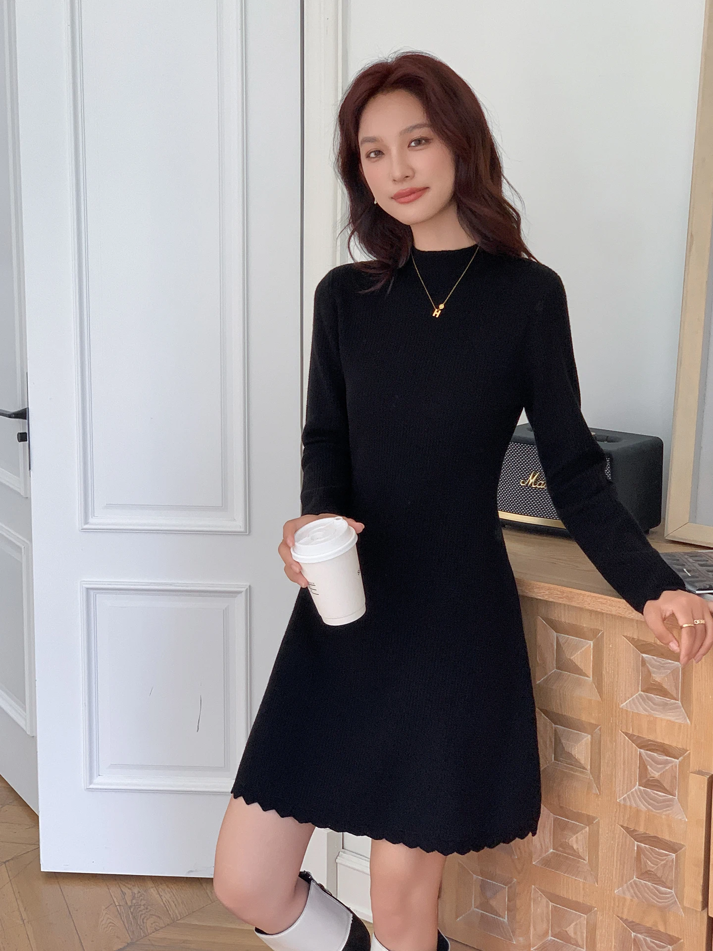 Трикотажное платье средней длины для похудения Dr Bla f-High Collar Long Sve Warm Fing Commute Sle Office S Pure Online Product
Трикотажное платье средней длины для похудения Dr Bla f-High Collar Long Sve Warm Fing Commute Sle Office S Pure Online Product