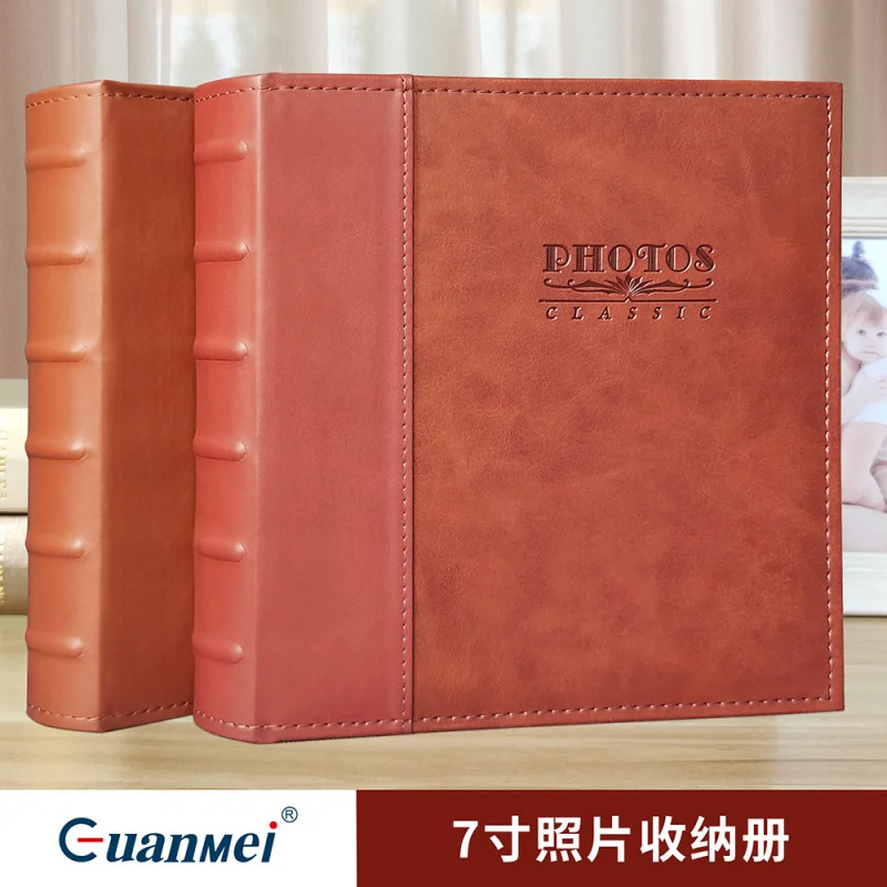 Customized. Guangmei Leather Cover Photo Album Retro Photo Album Insert Pocket 7inch Pages
Customized. Guangmei Leather Cover Photo Album Retro Photo Album Insert Pocket 7inch Pages