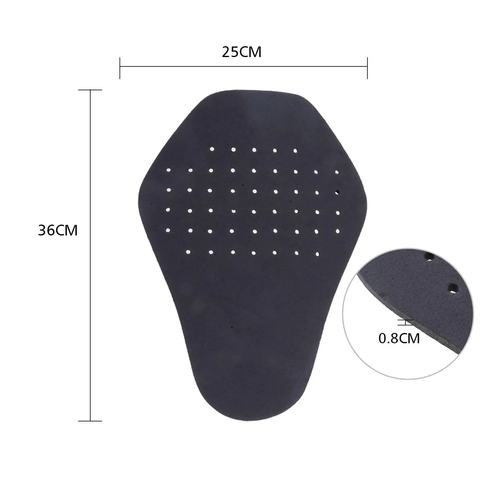 EVA Motorbike Racing Back Protector Double Thick Insert Armour for Motorcycle Jacket Summer Protection
EVA Motorbike Racing Back Protector Double Thick Insert Armour for Motorcycle Jacket Summer Protection