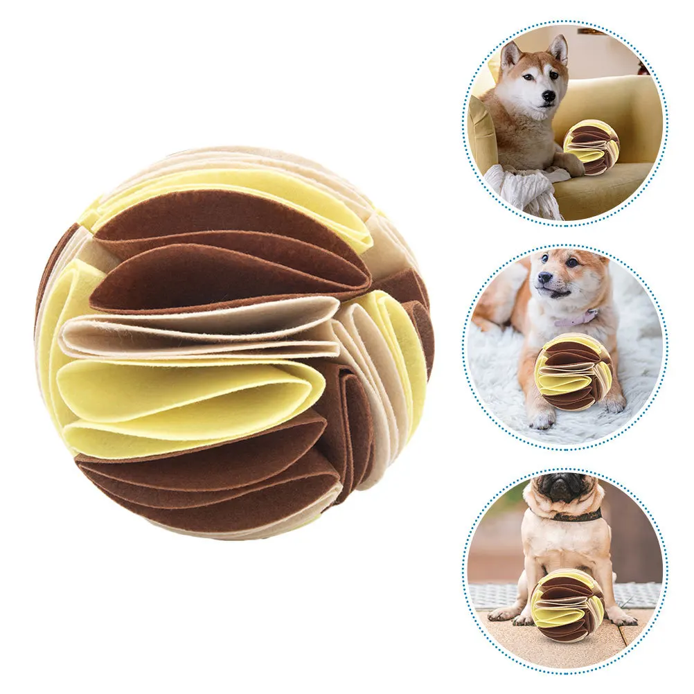 Pet Dog Sniff Ball Colorful Chewing Slow Feeder Plaything Hide Food Interactive Feeding Exercise Dog Sniffing Balls
Pet Dog Sniff Ball Colorful Chewing Slow Feeder Plaything Hide Food Interactive Feeding Exercise Dog Sniffing Balls