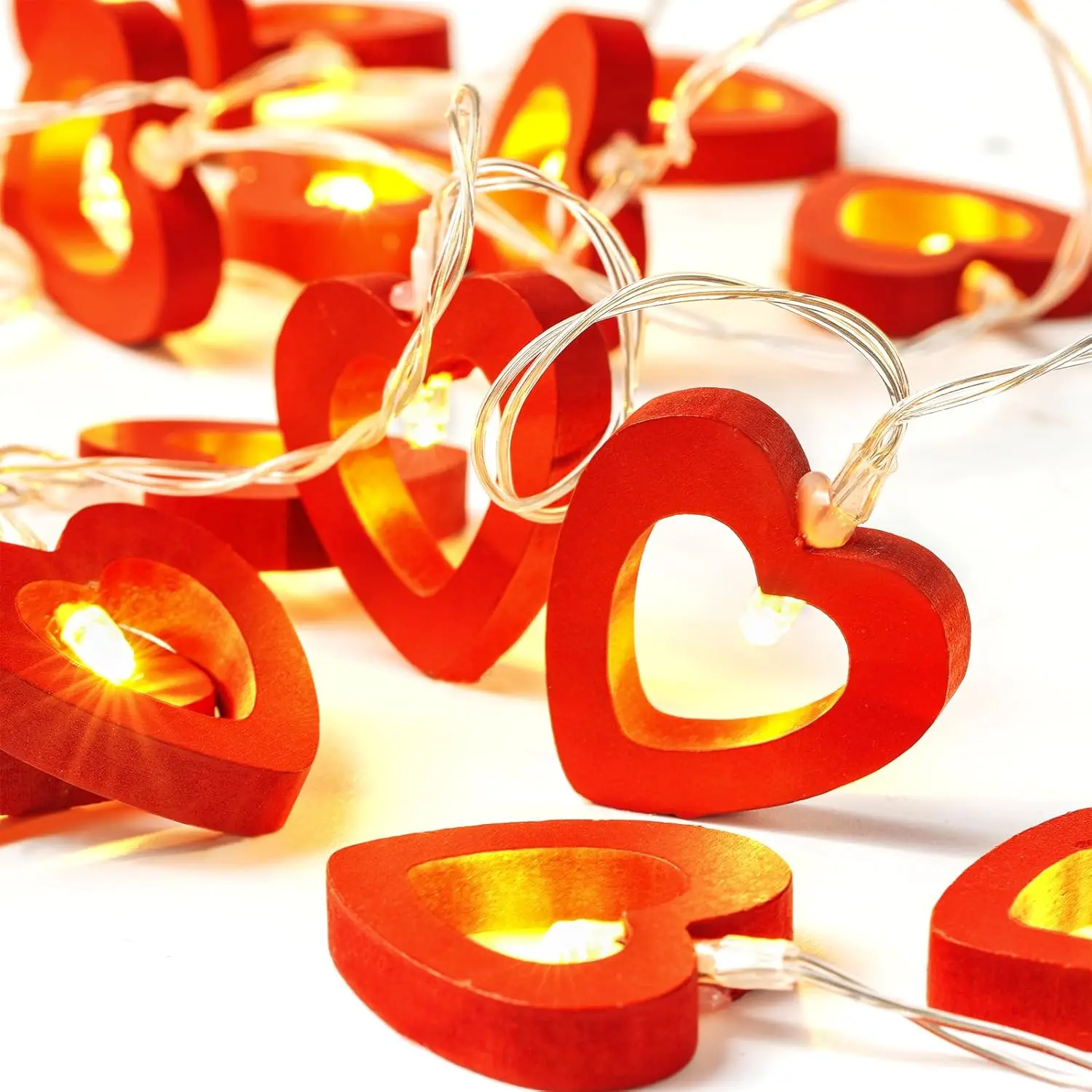 LED Light String Fairy Peach Heart Garland Lamp Bedroom Garden Birthday Valentine's Day Wedding Party Decoration Lights String
LED Light String Fairy Peach Heart Garland Lamp Bedroom Garden Birthday Valentine's Day Wedding Party Decoration Lights String