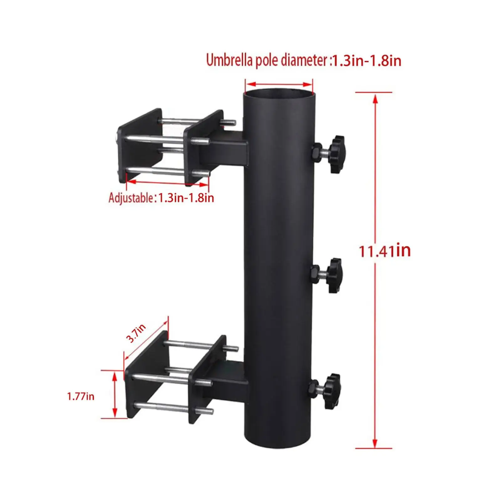 Patio Umbrella Holder Extended Arm Deck Railing Base Wind Resistant Adjustable Mount for Garden Terrace Fence
Patio Umbrella Holder Extended Arm Deck Railing Base Wind Resistant Adjustable Mount for Garden Terrace Fence