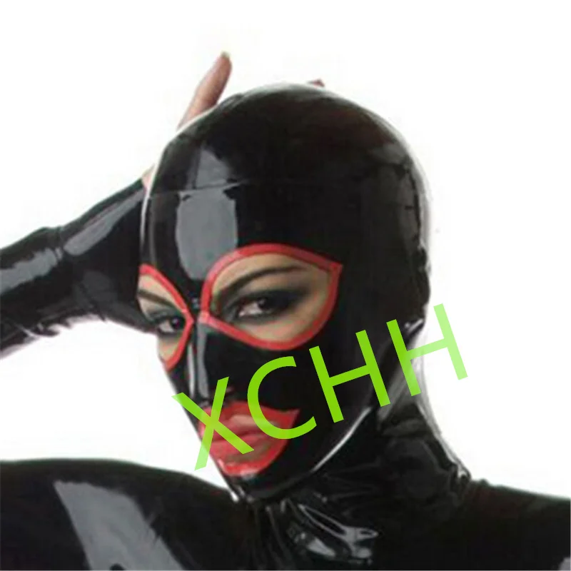 Handmade Latex Hood Rubber Mask Black with Red Back Zip Sexy Fetish Headgear Customize Halloween Cosplay Costume
Handmade Latex Hood Rubber Mask Black with Red Back Zip Sexy Fetish Headgear Customize Halloween Cosplay Costume