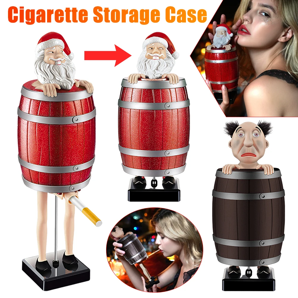 Funny Cigarette Holder Creative Spoof Cigarette Box Xmas Santa Claus Cigarette Storage Boxes Halloween Christmas Party Supplies
Funny Cigarette Holder Creative Spoof Cigarette Box Xmas Santa Claus Cigarette Storage Boxes Halloween Christmas Party Supplies