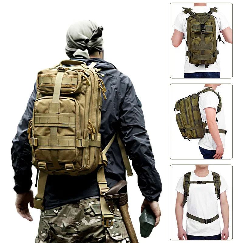 Outdoor Tactical Backpack 3P Multi-Functional Travel Hiking Men's Double Shoulder Bag Waterproof Nylon Youth Net Pouch Small ...
Outdoor Tactical Backpack 3P Multi-Functional Travel Hiking Men's Double Shoulder Bag Waterproof Nylon Youth Net Pouch Small ...