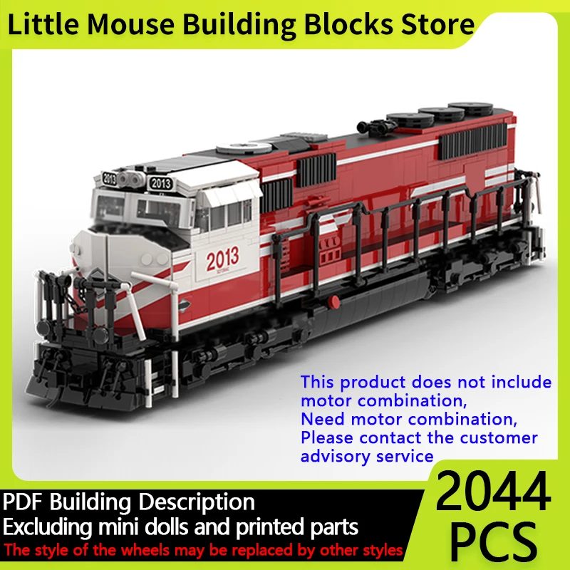 City Car Model MOC Building Bricks SD70MAC Diesel Locomotive Train Modular Technology Gifts Holiday Assemble Children Toys Suit
City Car Model MOC Building Bricks SD70MAC Diesel Locomotive Train Modular Technology Gifts Holiday Assemble Children Toys Suit