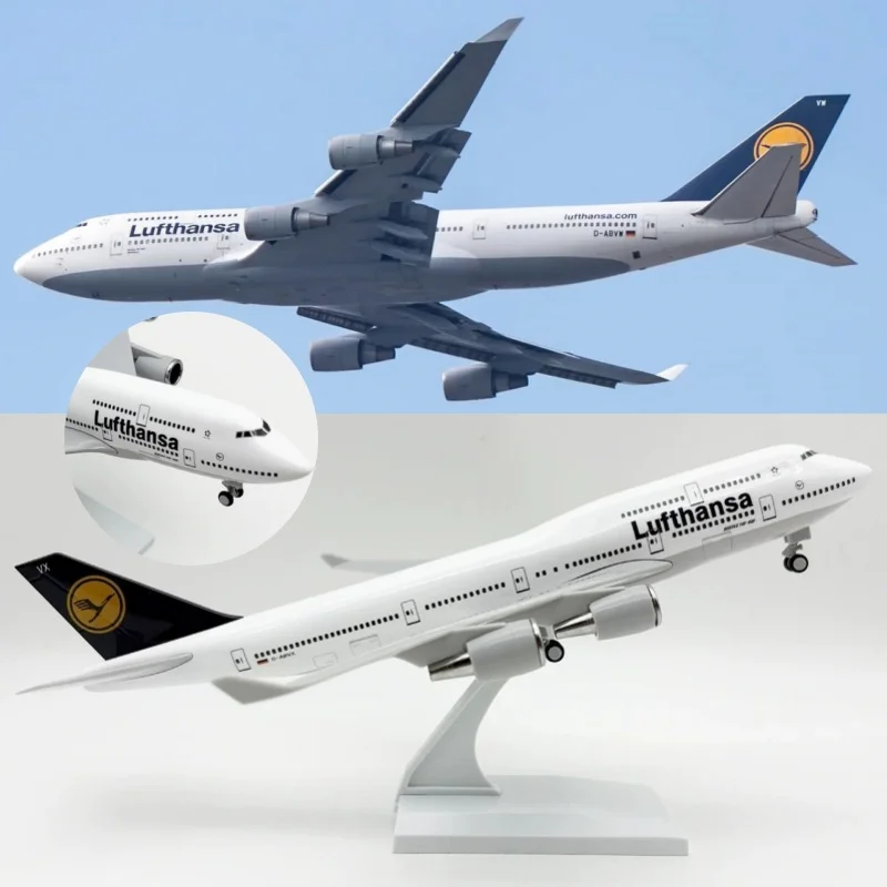 1/240 Scale Plane 30cm Lufthansa B747 Airlines Plane Model Simulation Air Aircraft Resin Material Airplane Home Decor Ornament
1/240 Scale Plane 30cm Lufthansa B747 Airlines Plane Model Simulation Air Aircraft Resin Material Airplane Home Decor Ornament