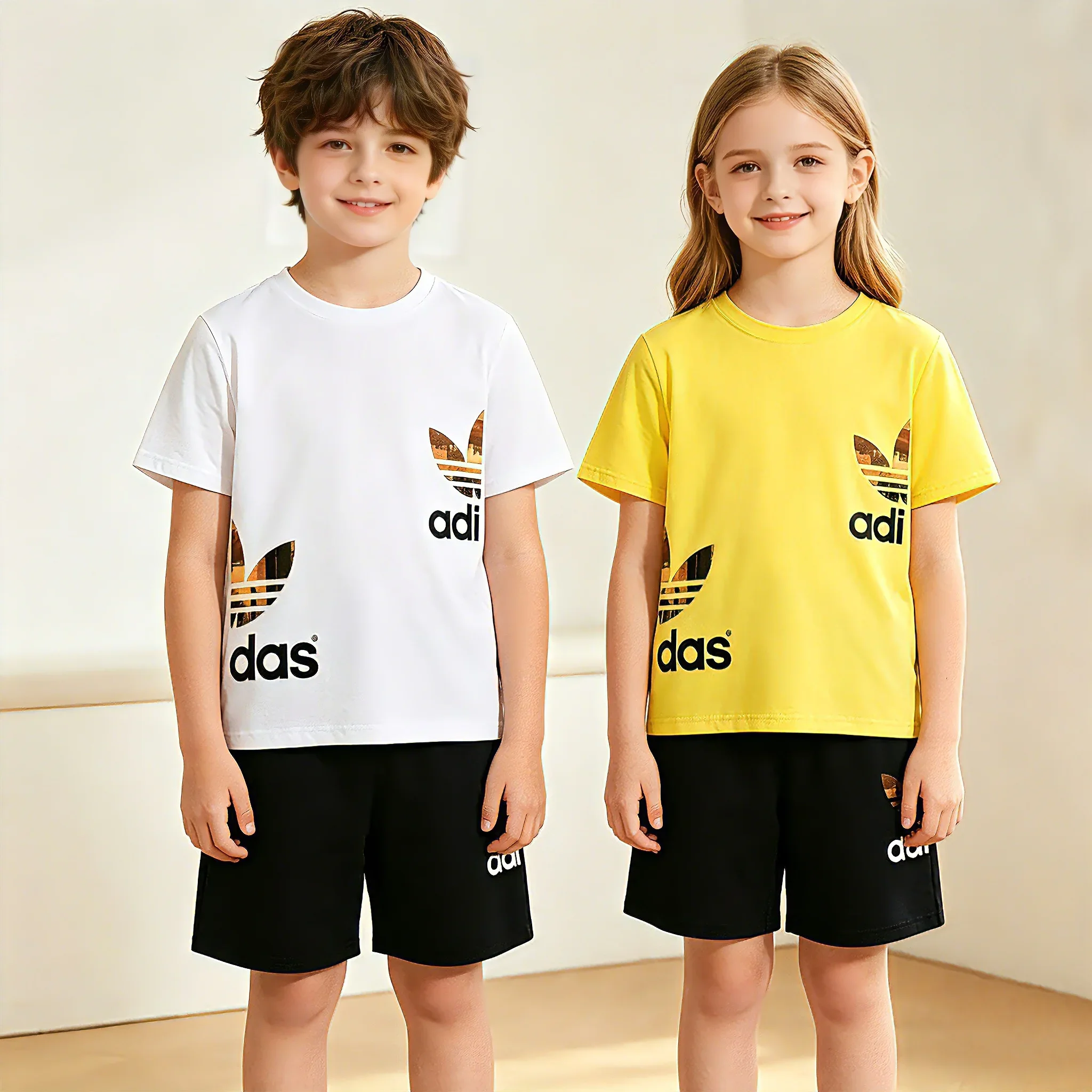 2026 Summer Kids Letter Print Outfits 3-13Y Boys Girls O-neck Short Sleeve T-shirt+Shorts 2Pcs Set Casual Leisure Soft Children
2026 Summer Kids Letter Print Outfits 3-13Y Boys Girls O-neck Short Sleeve T-shirt+Shorts 2Pcs Set Casual Leisure Soft Children