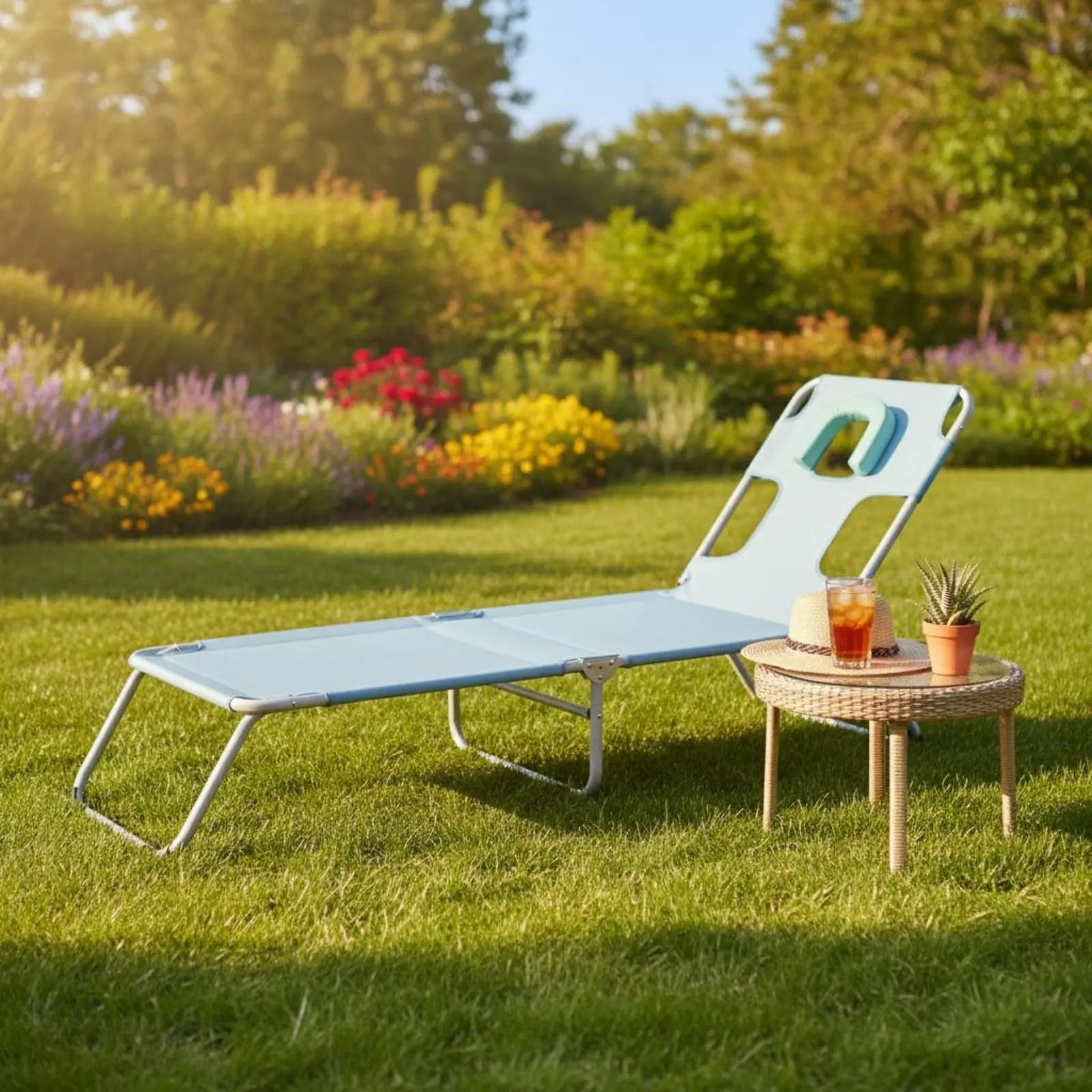Folding Tanning Chair Foldable Portable Sun Lounger Sunbathing Bed Breathable Material Outdoor Furniture with Sunshade
Folding Tanning Chair Foldable Portable Sun Lounger Sunbathing Bed Breathable Material Outdoor Furniture with Sunshade