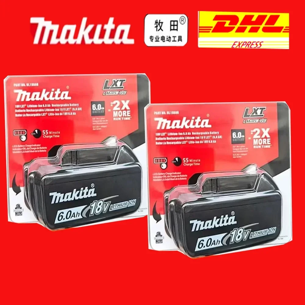 Original Makita 6Ah/5Ah/3Ah for Makita 18V Battery BL1830B BL1850B BL1850 BL1840 BL1860 BL1815 Replacement Lithium Battery
Original Makita 6Ah/5Ah/3Ah for Makita 18V Battery BL1830B BL1850B BL1850 BL1840 BL1860 BL1815 Replacement Lithium Battery