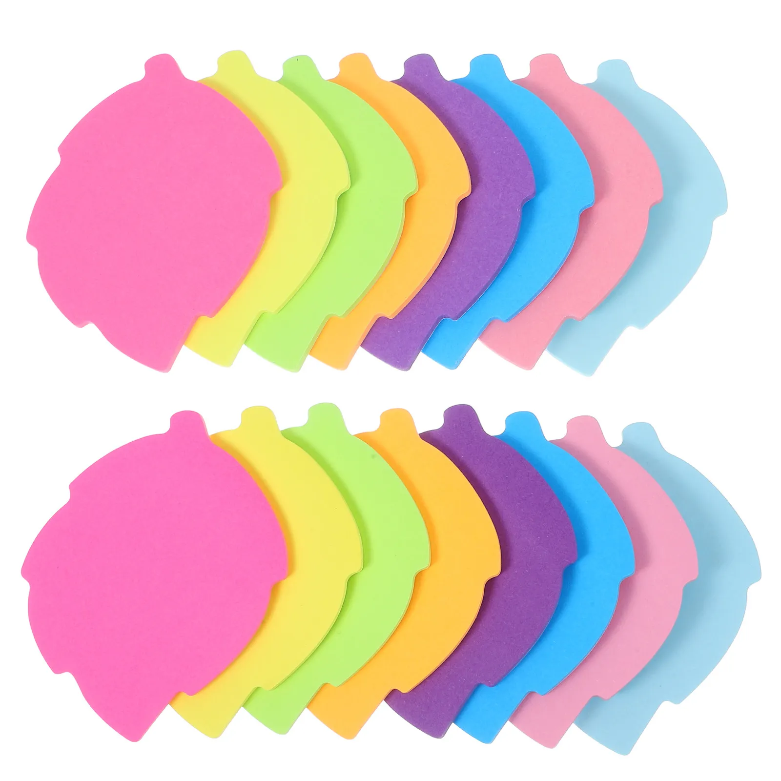 16Pcs Cute Leaf Design Adhesive Note Pads Fluorescent Assorted Colors Easy Peel Off Smooth Paper Memo Notes for School Supplies
16Pcs Cute Leaf Design Adhesive Note Pads Fluorescent Assorted Colors Easy Peel Off Smooth Paper Memo Notes for School Supplies