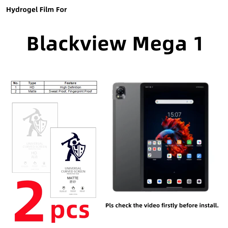 2pcs HD Hydrogel Film For Blackview Mega 1 Matte Screen Protector For Blackview Mega 1 Clear/Frosted Full Cover Protective Film
2pcs HD Hydrogel Film For Blackview Mega 1 Matte Screen Protector For Blackview Mega 1 Clear/Frosted Full Cover Protective Film