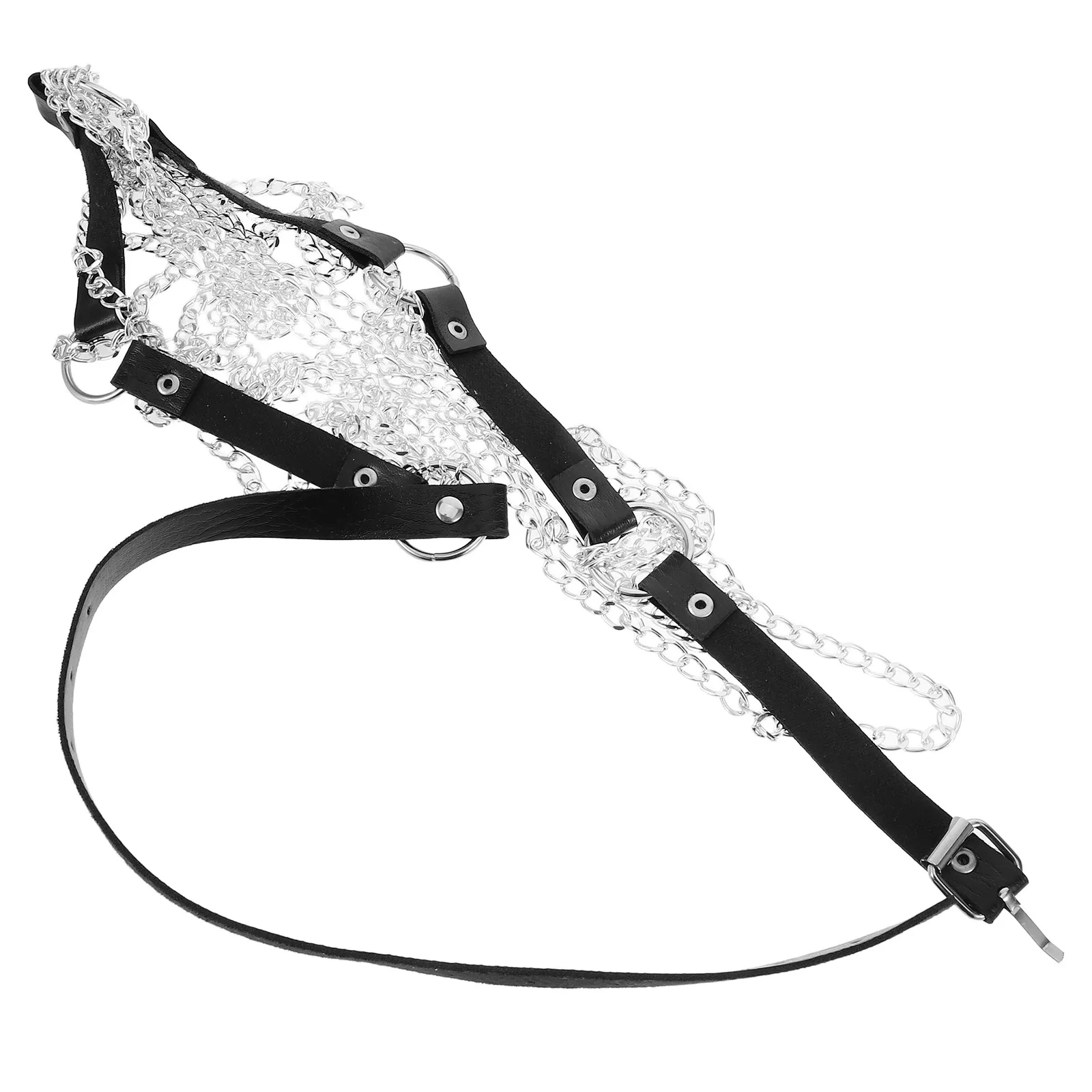 Black Punk Pu Waist Belly Belt Layered Body Jewelry Metal Chain For Women Gothic Waist Chain Rave Party Accessories
Black Punk Pu Waist Belly Belt Layered Body Jewelry Metal Chain For Women Gothic Waist Chain Rave Party Accessories
