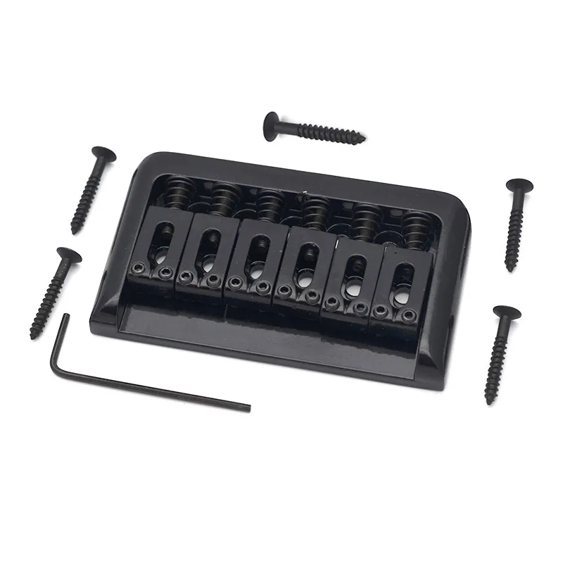 sell like hot cakes-Electric Guitar String Through Body Bridge 6 String Fixed Bridge 76.5x44.5MM Hard Tail Parts Black/Chrome
sell like hot cakes-Electric Guitar String Through Body Bridge 6 String Fixed Bridge 76.5x44.5MM Hard Tail Parts Black/Chrome