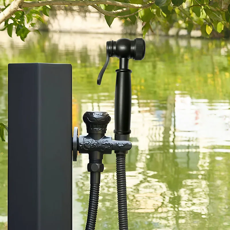 Черный ручной распылитель для биде, туалетный комплект для душа Shattaf, набор латунных клапанов, смеситель для биде, садовый смеситель, набор кранов для биде
Черный ручной распылитель для биде, туалетный комплект для душа Shattaf, набор латунных клапанов, смеситель для биде, садовый смеситель, набор кранов для биде