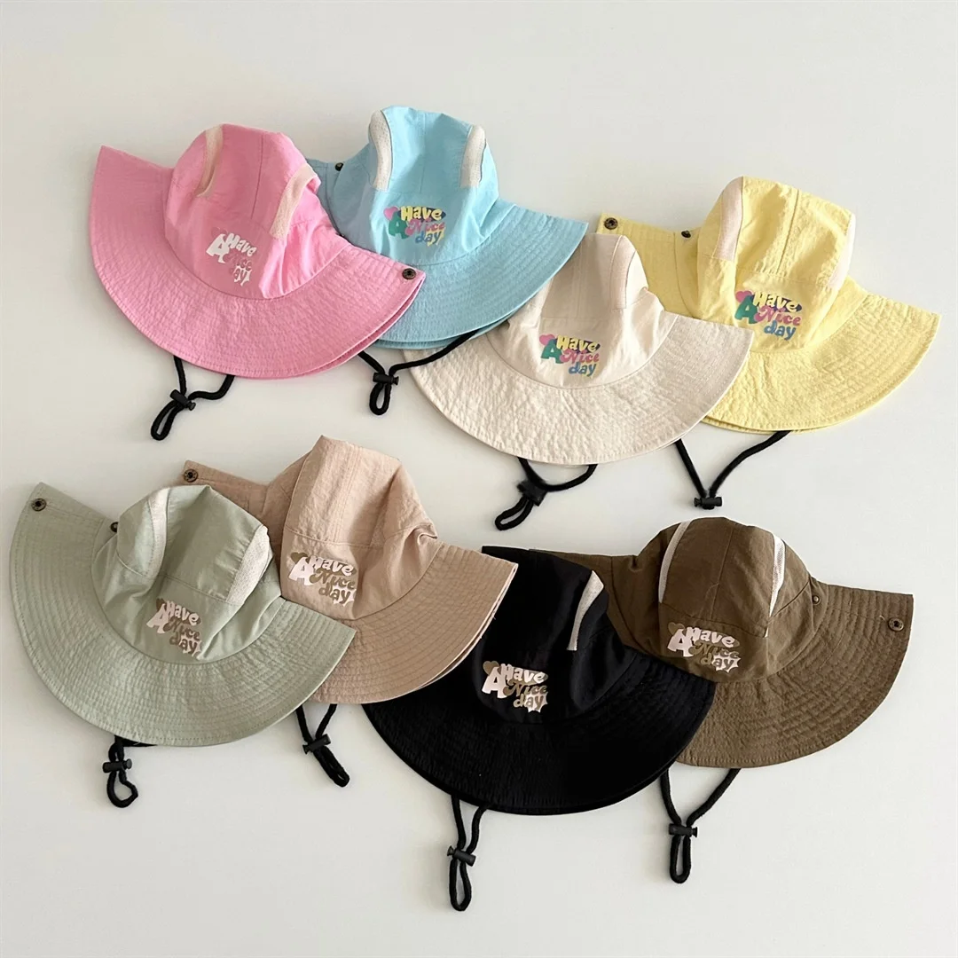 New Summer Kids Sun Bucket Hat Quick Dry Adjustable Chin Strap Cap Boys Girls Mesh Outdoor Children Hiking Hat
New Summer Kids Sun Bucket Hat Quick Dry Adjustable Chin Strap Cap Boys Girls Mesh Outdoor Children Hiking Hat