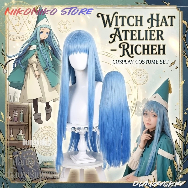 Anime Witch Hat Atelier Cosplay Richeh Long Straight Hair Blue Gradient Fashion Wig Magic Cartoon Manga Synthetic Hair Halloween
Anime Witch Hat Atelier Cosplay Richeh Long Straight Hair Blue Gradient Fashion Wig Magic Cartoon Manga Synthetic Hair Halloween