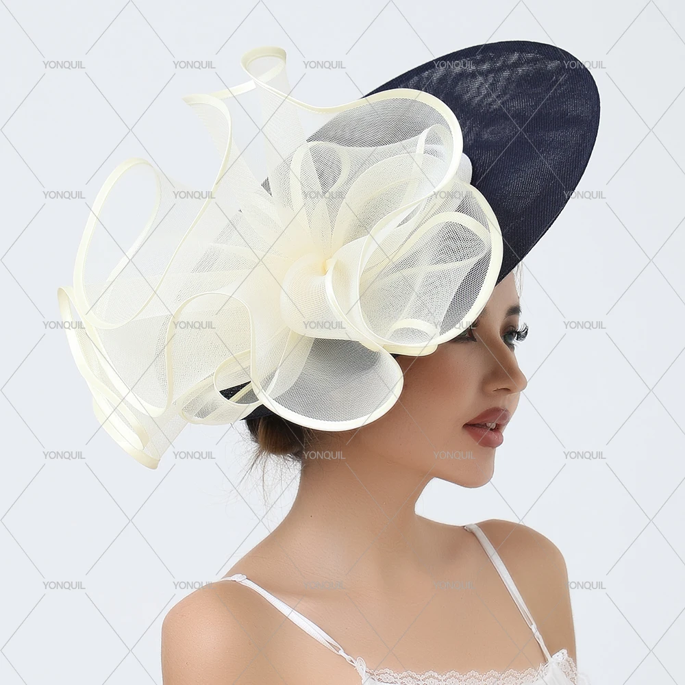 Generous Women's Large Derby Hat Millinery Hair bands Fascinators Fashion Fedora Ladies Headwear with Crinoline Headbands
Generous Women's Large Derby Hat Millinery Hair bands Fascinators Fashion Fedora Ladies Headwear with Crinoline Headbands