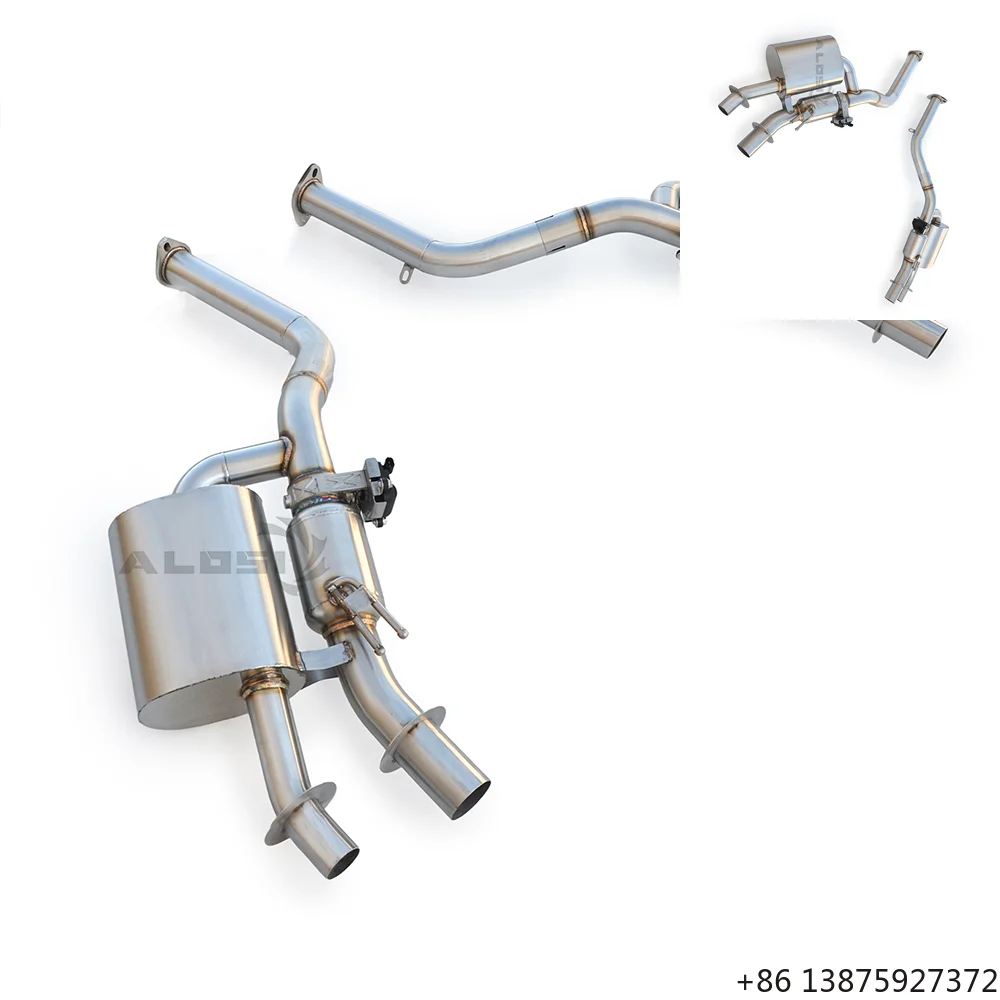 Stainless Steel High-Performance Cat-Back Exhaust with Valve for Kia Stinger GT 3.3T 2018-2023 Behind Axle System
Stainless Steel High-Performance Cat-Back Exhaust with Valve for Kia Stinger GT 3.3T 2018-2023 Behind Axle System