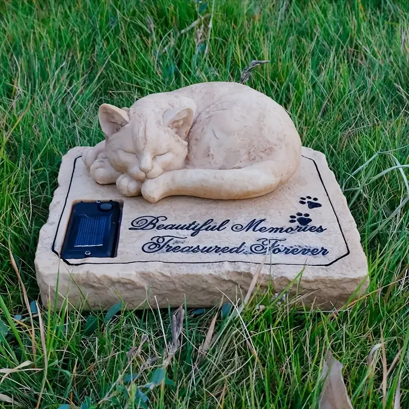 Solar Cat Memorial Stone Statue & Owl Solar Lamp-Lost Cat Sympathy Gift for Home Garden Decoration
Solar Cat Memorial Stone Statue & Owl Solar Lamp-Lost Cat Sympathy Gift for Home Garden Decoration