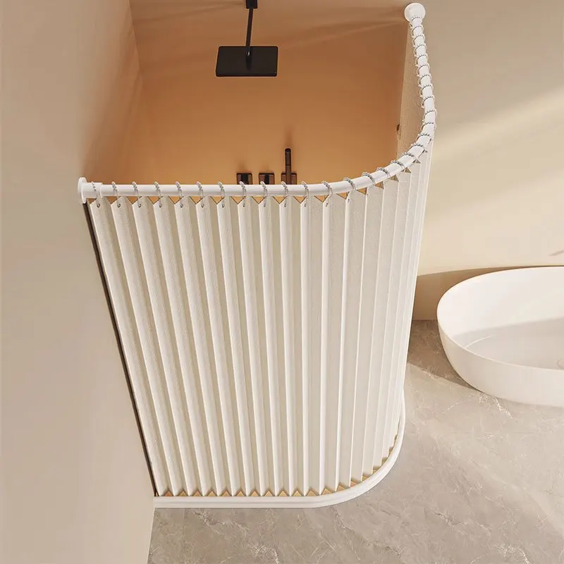 Waterproof Polyester Bath Curtain with Hooks Washable Privacy Screen for Bathroom Home Hotel Bathtub
Waterproof Polyester Bath Curtain with Hooks Washable Privacy Screen for Bathroom Home Hotel Bathtub
