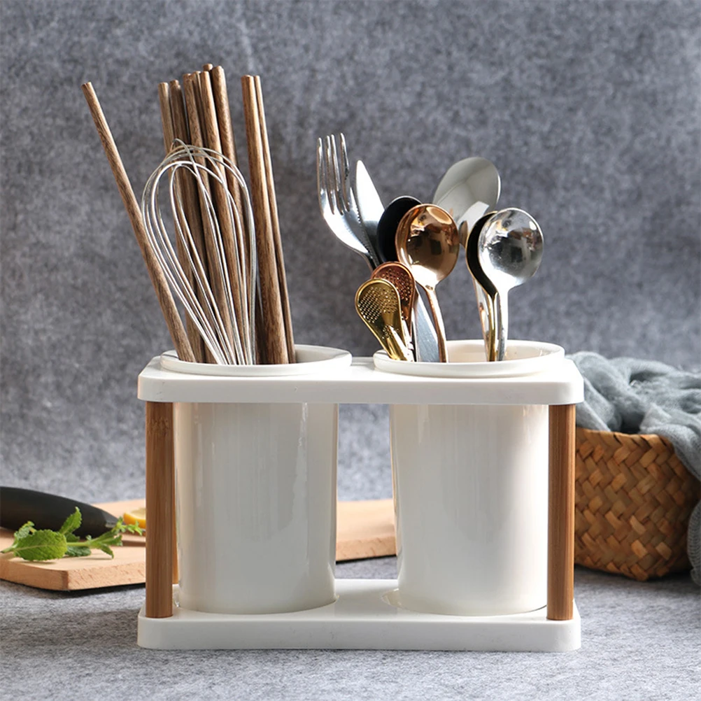 Ceramic Chopsticks Holder Draining Design Material Kitchen Dining Room Organizer Storage Container
Ceramic Chopsticks Holder Draining Design Material Kitchen Dining Room Organizer Storage Container