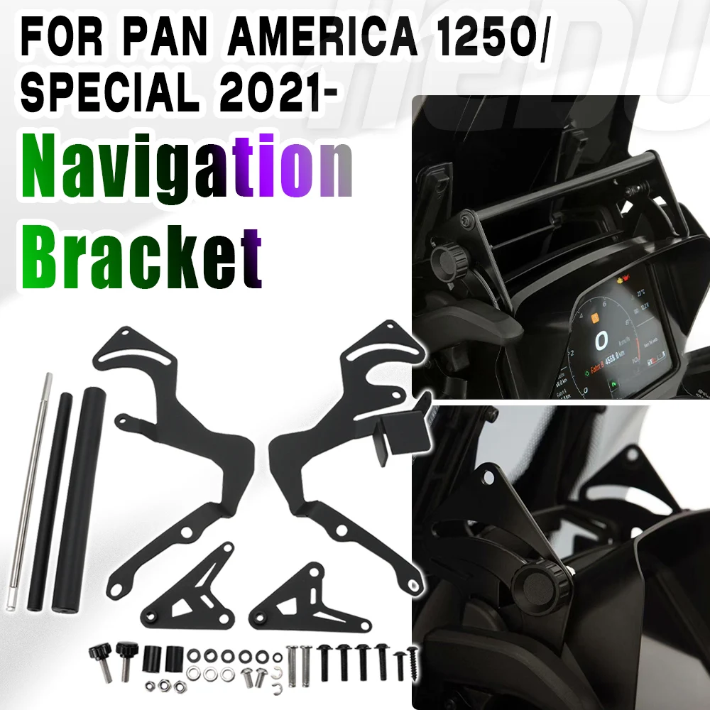 Для Pan America 1250 Special RA1250 2021-2022 2023, аксессуары, усиление лобового стекла, навигационный кронштейн, держатель для зарядки телефона
Для Pan America 1250 Special RA1250 2021-2022 2023, аксессуары, усиление лобового стекла, навигационный кронштейн, держатель для зарядки телефона