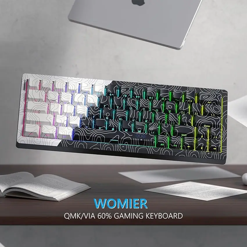 Womier Q61 QMK/VIA Топографическая геймерская клавиатура RGB Прокладка Игровая клавиатура с возможностью горячей замены 3 режима Беспроводная механическая клавиатура для ПК
Womier Q61 QMK/VIA Топографическая геймерская клавиатура RGB Прокладка Игровая клавиатура с возможностью горячей замены 3 режима Беспроводная механическая клавиатура для ПК