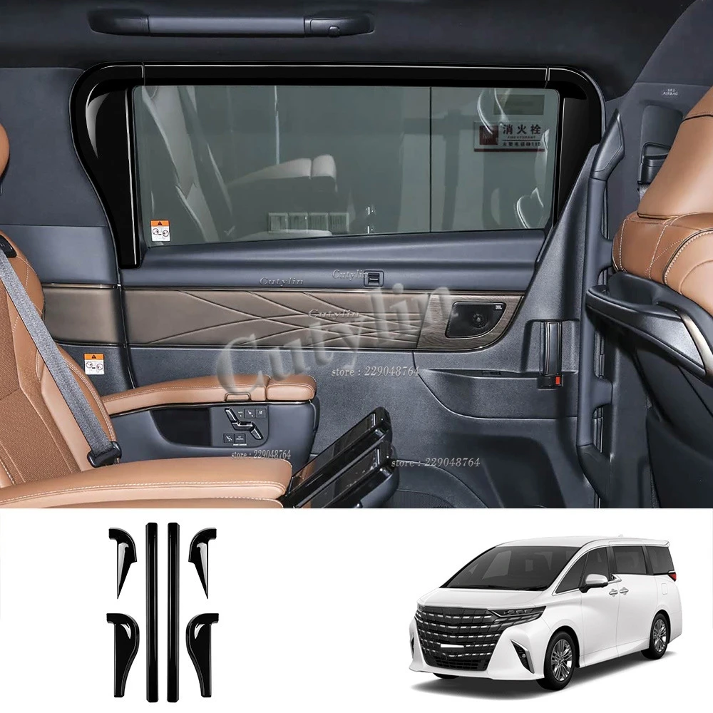 For Toyota Alphard Vellfire 40 Series 2023-2025 ABS Black Inner Middle Door Window Moulding Decoration Cover Trim Sticker
For Toyota Alphard Vellfire 40 Series 2023-2025 ABS Black Inner Middle Door Window Moulding Decoration Cover Trim Sticker