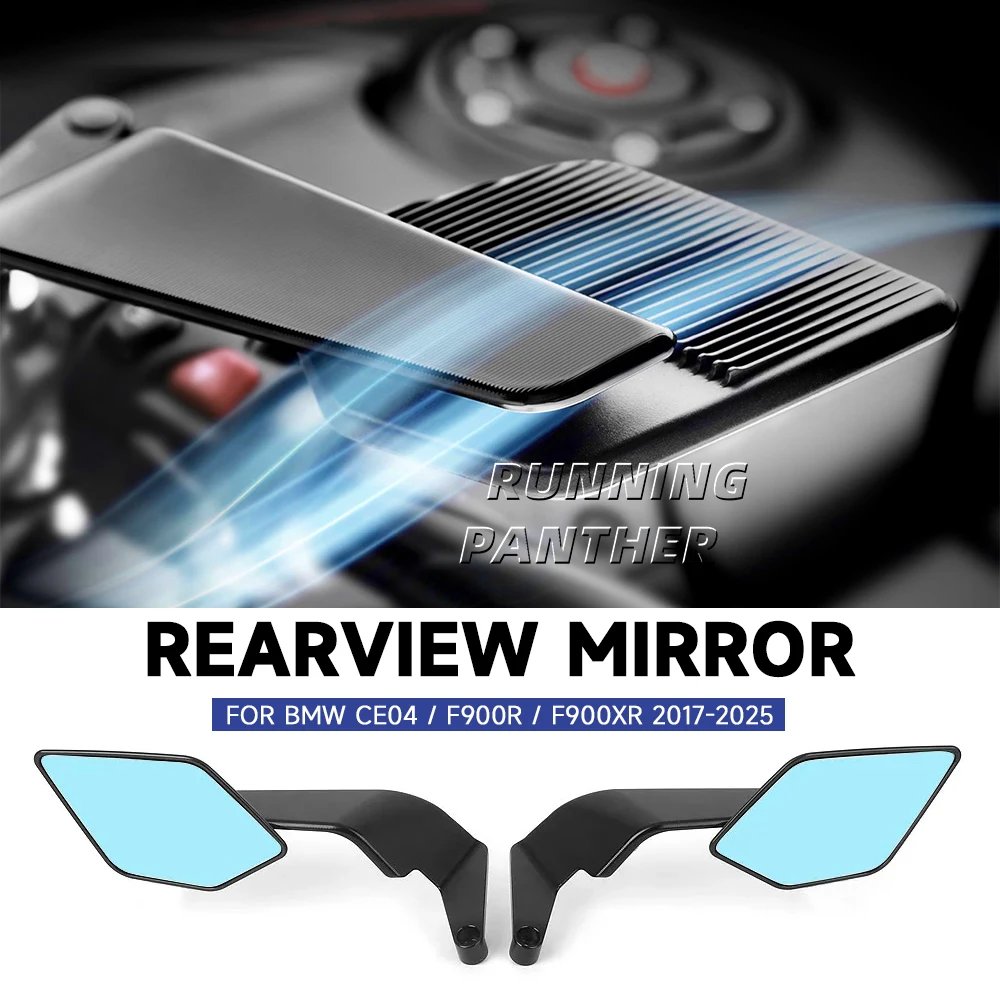 For BMW CE 04 CE04 F900R F900XR F900 R F 900 XR Motorcycle Stealth Max Rearview Mirror Adjustable Winglet Mirror Accessories
For BMW CE 04 CE04 F900R F900XR F900 R F 900 XR Motorcycle Stealth Max Rearview Mirror Adjustable Winglet Mirror Accessories