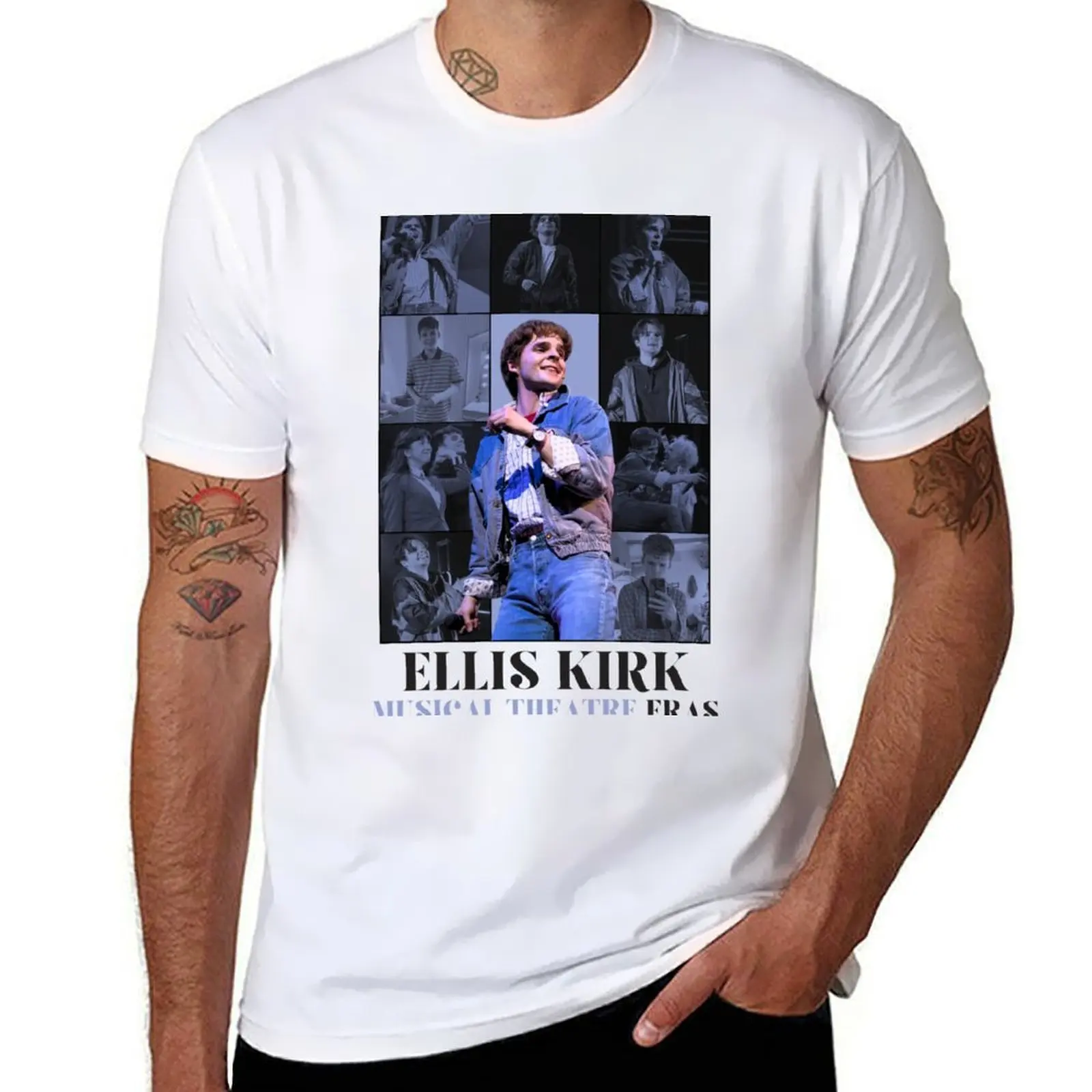 Ellis Kirk Musical Theatre 'Eras' design T-Shirt man t shirt summer t shirts for man slim fit printed t shirts for man T-Shirt
Ellis Kirk Musical Theatre 'Eras' design T-Shirt man t shirt summer t shirts for man slim fit printed t shirts for man T-Shirt