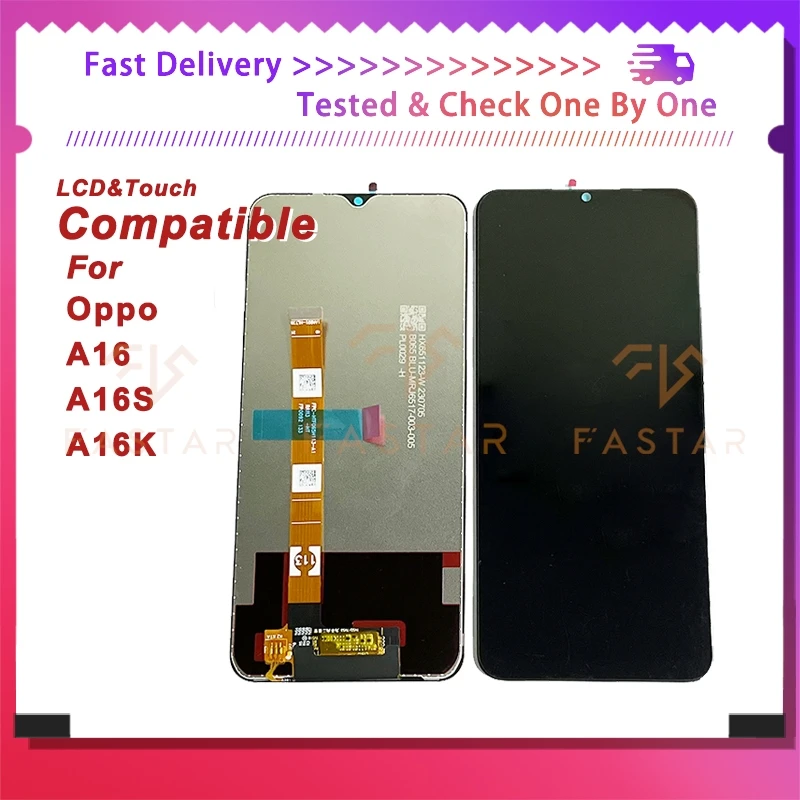 6.52"Tested For Oppo A16 A16S A16K LCD Display Touch Digitizer Assembly Replacement Parts Screen Oppo A16 A16S A16K lcd
6.52"Tested For Oppo A16 A16S A16K LCD Display Touch Digitizer Assembly Replacement Parts Screen Oppo A16 A16S A16K lcd